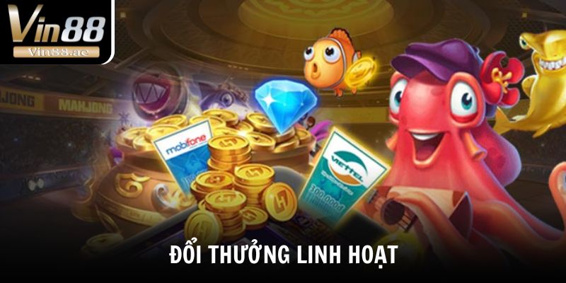 Bắn cá thần tài - Trò chơi đổi thưởng hot nhất Vin88 4 Trò chơi với phần thưởng hấp dẫn, dễ dàng đổi linh hoạt