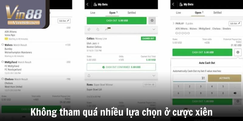 Cược Xiên Là Gì - Giới Thiệu Từ A Đến Z Cho Người Mới 3 Không tham quá nhiều lựa chọn ở cược xiên